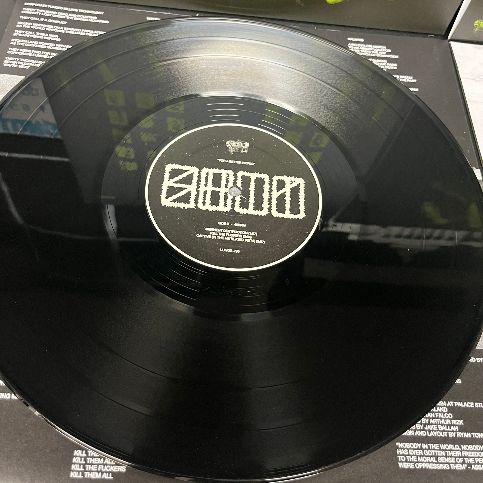 【美品】 V.A/ Shit! too early LP S.H.I.T. - For A Better World LP | IRON LUNG RECORDS